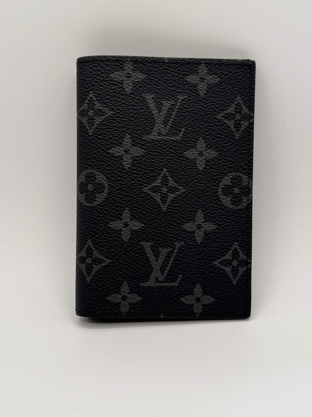 Louis Vuitton M64501 Monogram Eclipse Passport Cover Black